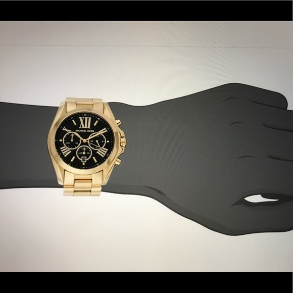 Michael Kors Bradshaw Gold -Tone Watch Gold - Picture 5 of 7